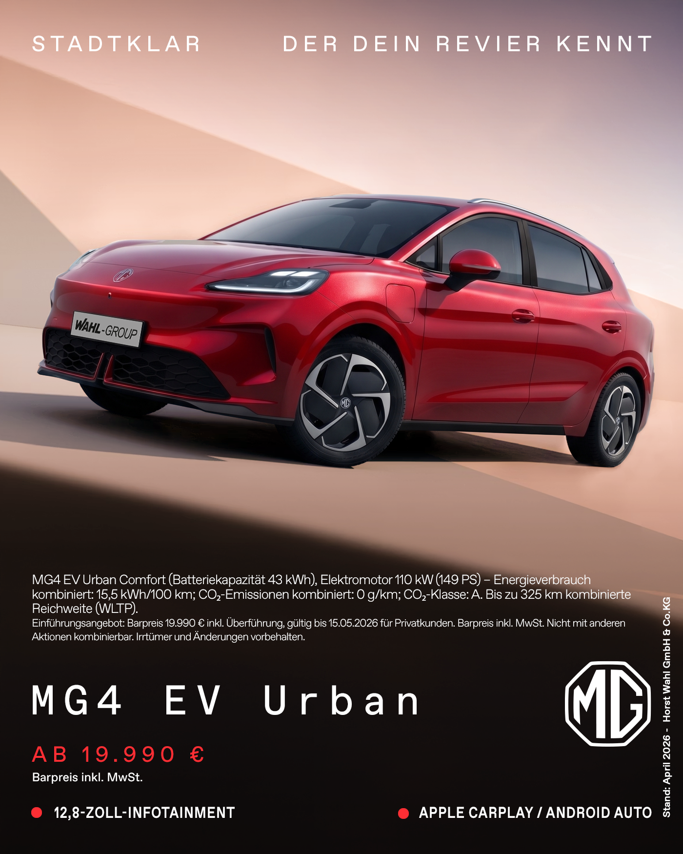 MG4 EV Urban